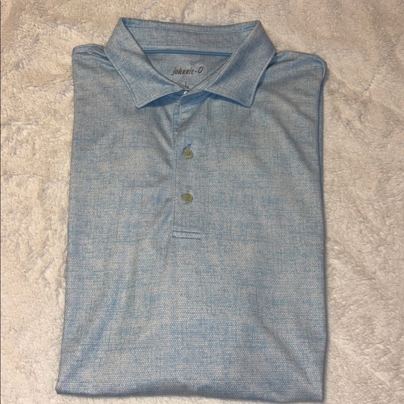 johnnie-O Other - JOHNNIE-O Light Blue sun protection Polo Shirt for Men LARGE